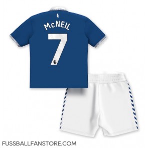 Everton Dwight McNeil #7 Replik Heimtrikot Kinder 2023-24 Kurzarm (+ Kurze Hosen)